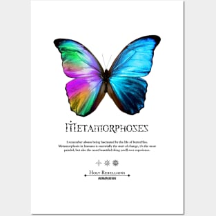 Butterfly - Metamorphoses by Holy Rebellions - Human Being #001 T-Shirt Posters and Art